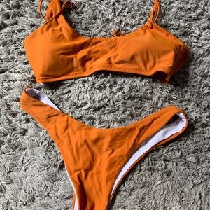 Orange Zaful Bikini